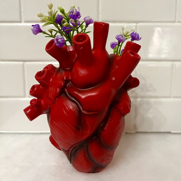 3-D Printed Anatomical Heart Vase - Why Not? - Picture 2 of 4